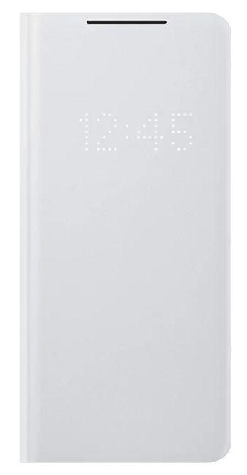 Samsung LED Wallet Cover for Galaxy S21 Ultra (5G) - Light Gray