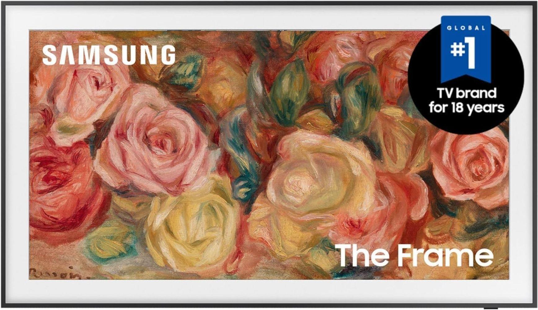 Samsung  LS03D The Frame QLED 4K UHD HDR Smart TV - Black - 43 Inch - Acceptable
