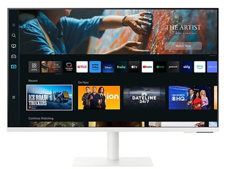 Samsung  M7 M70C Smart Monitor 27" - White - Excellent
