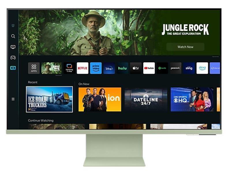 Samsung  M80C 4K HDR Smart Monitor 32" - Spring Green - Excellent