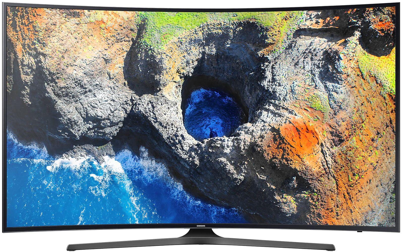 Samsung  MU6500 Series 6 UHD 4K Curved Smart TV - Black - 55 Inch - Acceptable