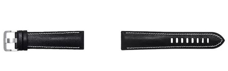 Samsung Novonappa Hybrid Leather Watch Strap (22mm) - Black