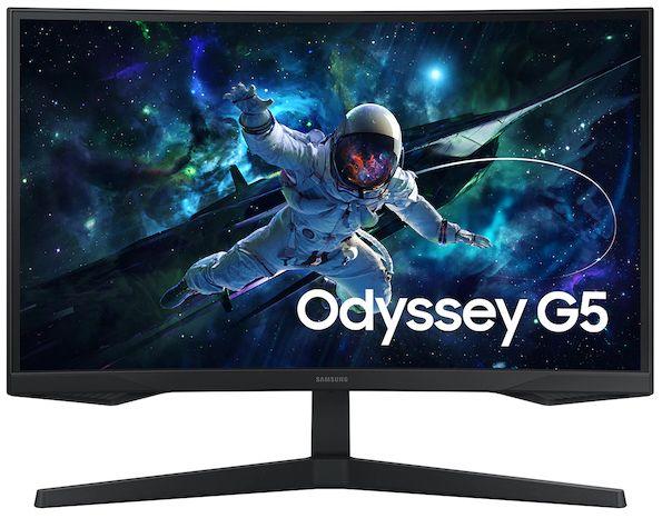 Samsung  Odyssey G55C Curved Gaming Monitor 27" - Black - 27 Inch - Excellent