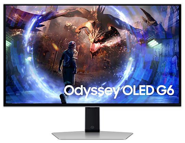 Samsung  Odyssey OLED G6 G60SD Gaming Monitor 27" - Silver - 27 Inch - Excellent