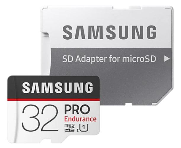 Samsung PRO Endurance microSD with Adapter