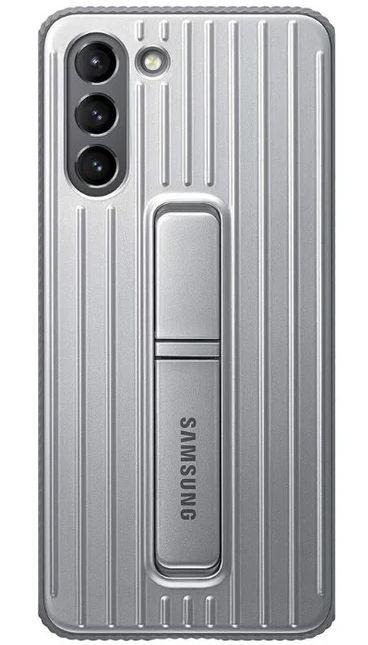 Samsung  Rugged Protective Cover for Galaxy S21 - Silver - Brand New