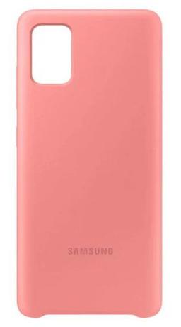 Samsung Silicone Phone Cover for Galaxy A51 LTE - Pink