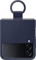 Samsung Silicone Phone Cover with Ring for Galaxy Z Flip4
