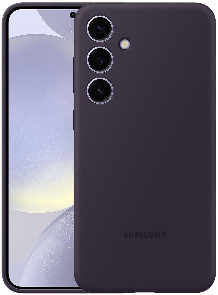 Samsung Silicone Phone Case for Galaxy S24+ - Dark Violet