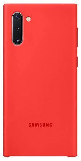 Samsung  Silicone Phone Cover for Galaxy Note10 - Red - Brand New