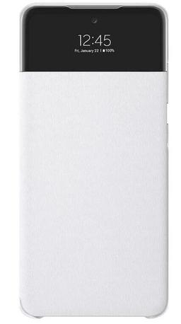 Samsung Smart S View Wallet Cover for Galaxy A32 - White