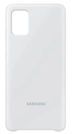 Samsung Soft Touch Silicone Cover for Galaxy A51 - White