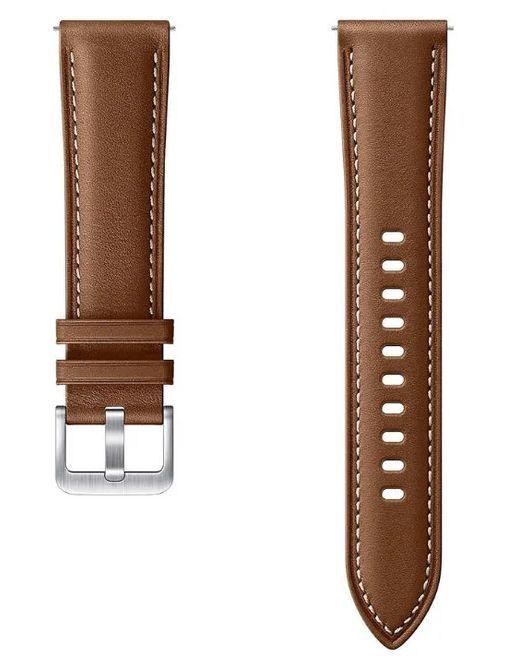 Samsung  Stitch Leather Band (22mm) - Brown - Brand New