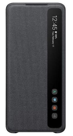 Samsung S-View Flip Phone Cover for Galaxy S20 (5G) - Black