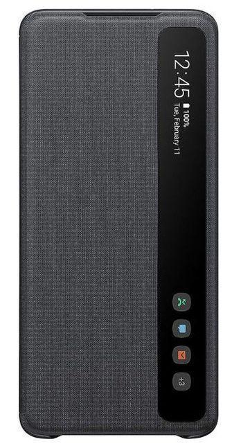 Samsung S-View Flip Phone Cover for Galaxy S20 (5G) - Black