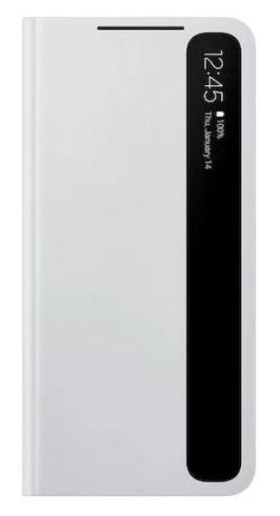 Samsung S View Flip Cover for Galaxy S21+ (5G) - Light Gray