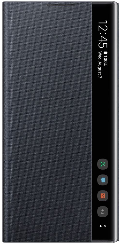 Samsung S-View Flip Phone Cover for Galaxy Note10 - Black