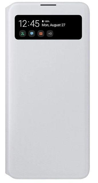 Samsung S View Wallet Phone Cover for Galaxy A51 (5G) - White