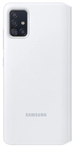 Samsung S View Wallet Phone Cover for Galaxy A51 (5G) - White