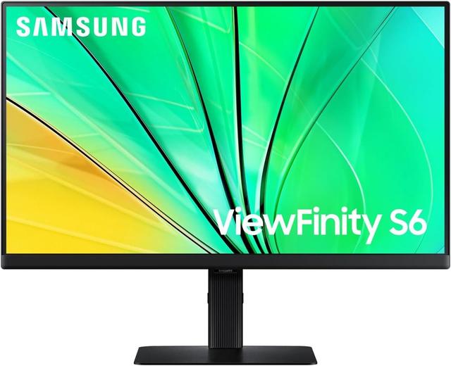 Samsung ViewFinity S6 S60UD QHD Monitor 24" in Black in Excellent condition