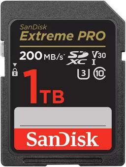 SanDisk Extreme PRO SDHC/SDXC UHS-I Memory Card (Up to 200MB/s)