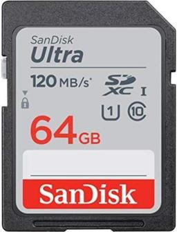 Sandisk Ultra SDHC C10 UHS-I Memory Card (120MB/s)