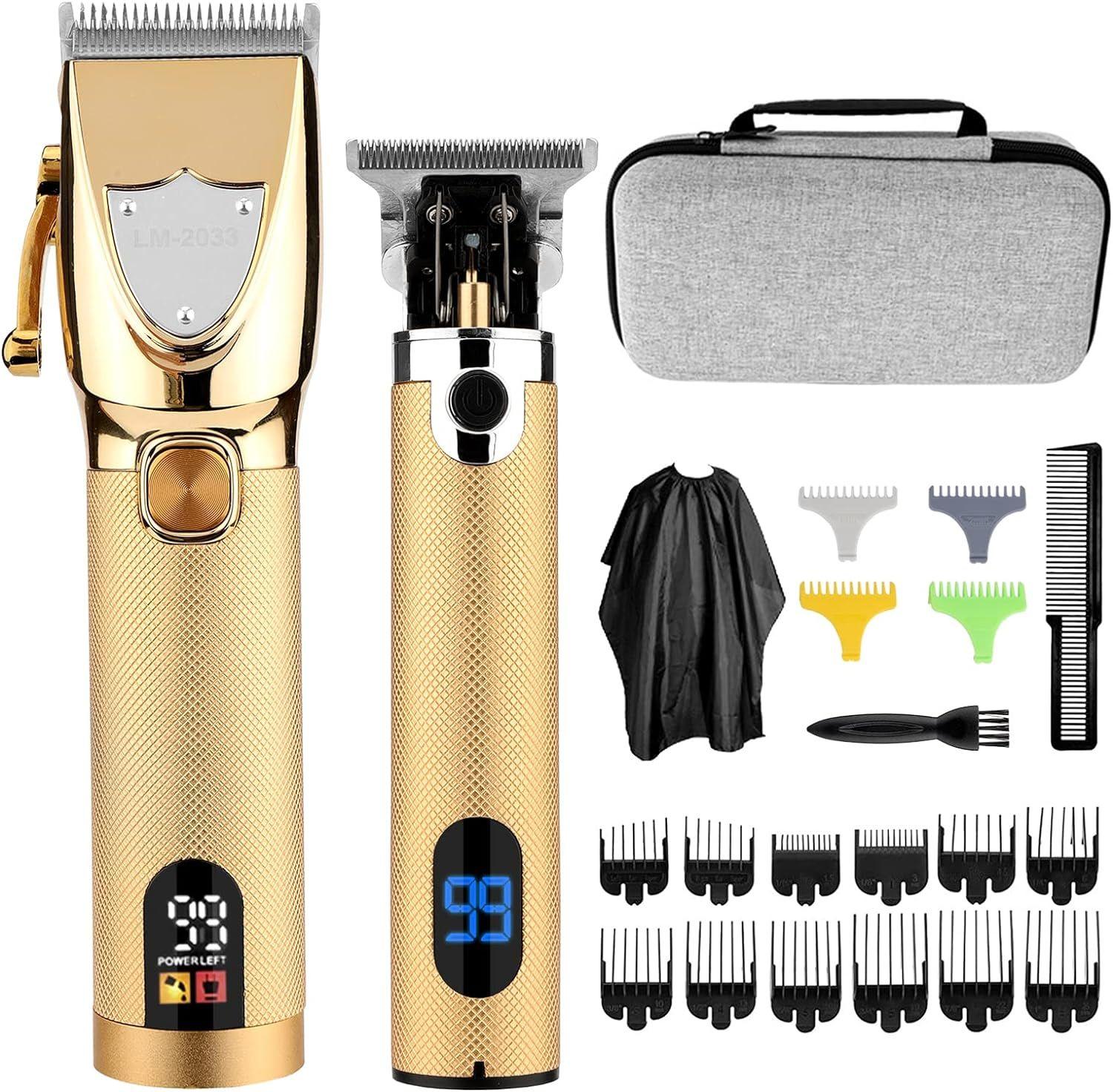 Saoilli  LM-2033 Professional Hair Trimmer for Men - Gold - Excellent