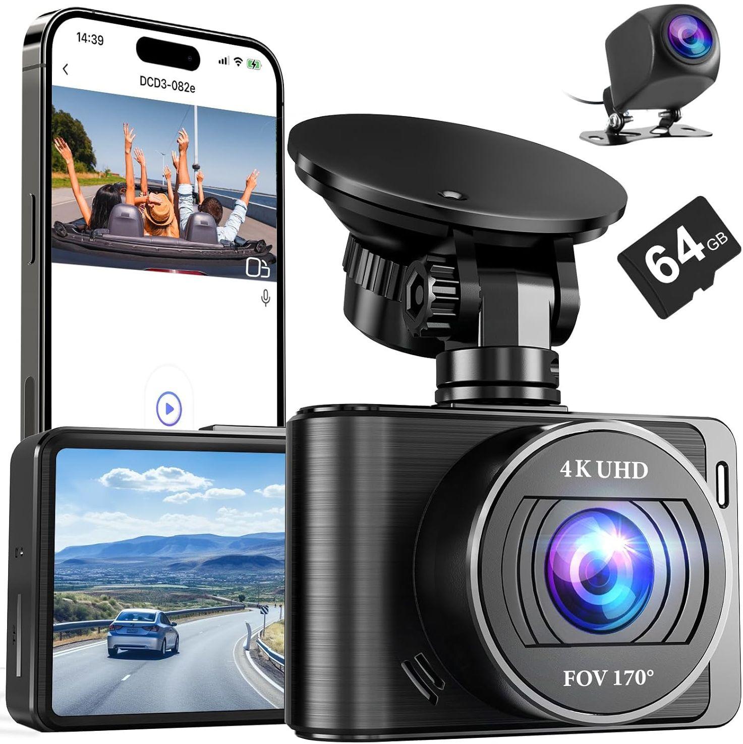 Sasinon  D3 Front & Rear Dash Cam  - Black - Excellent