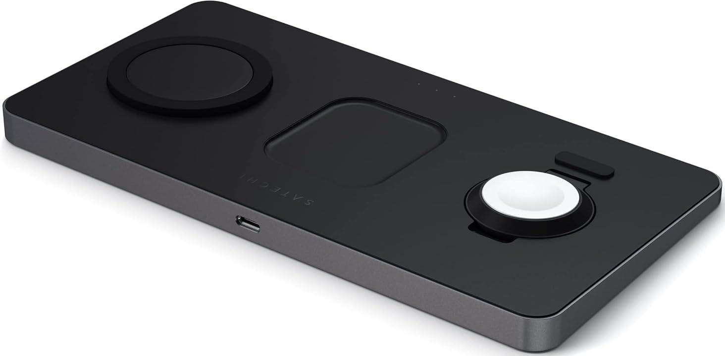 Satechi Trio Wireless Charger with Magnetic Pad