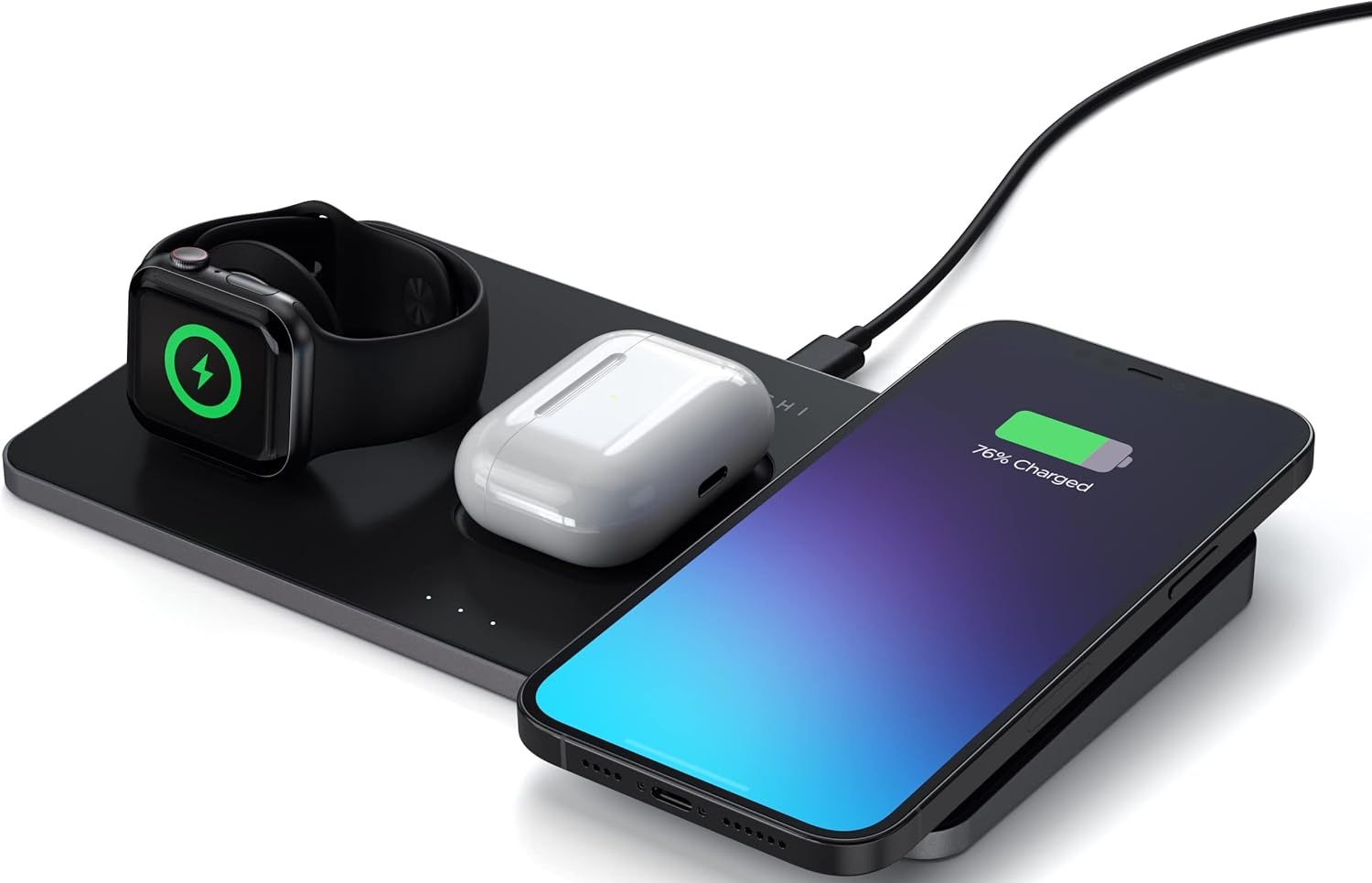 Satechi Trio Wireless Charger with Magnetic Pad