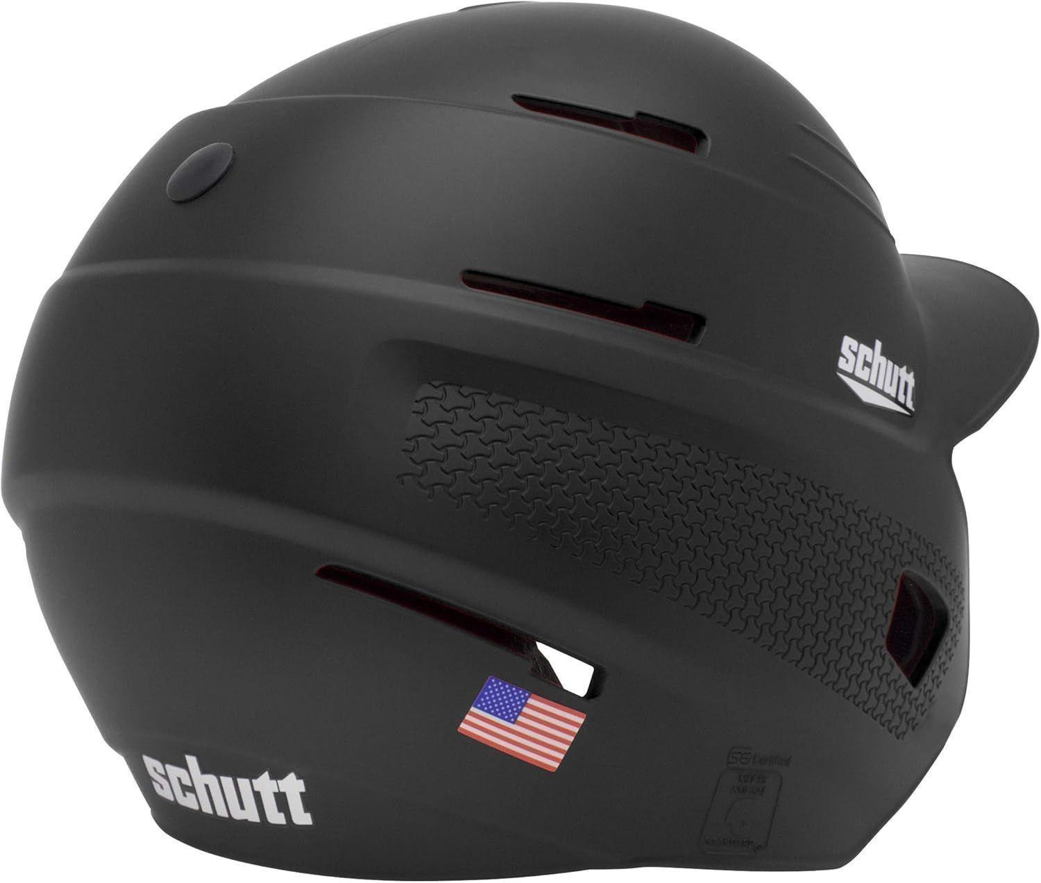Schutt XR1 Baseball Batting Helmet for Junior - Black