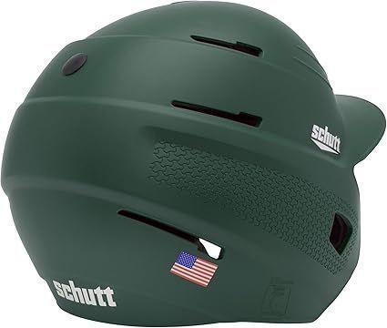 Schutt XR1 Baseball Batting Helmet for Junior - Matte Green