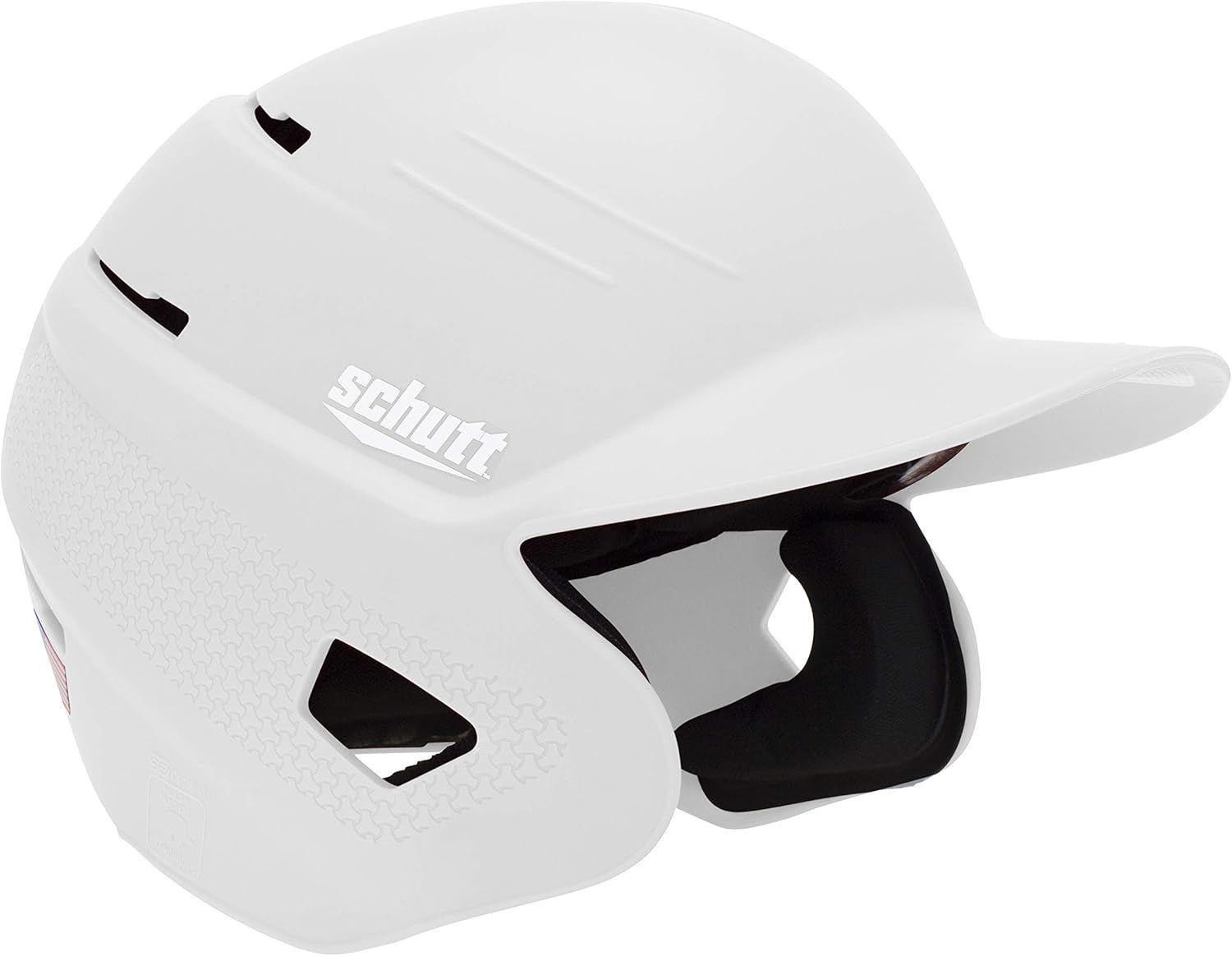 Schutt  XR1 Baseball Batting Helmet for Junior - Matte White - Excellent