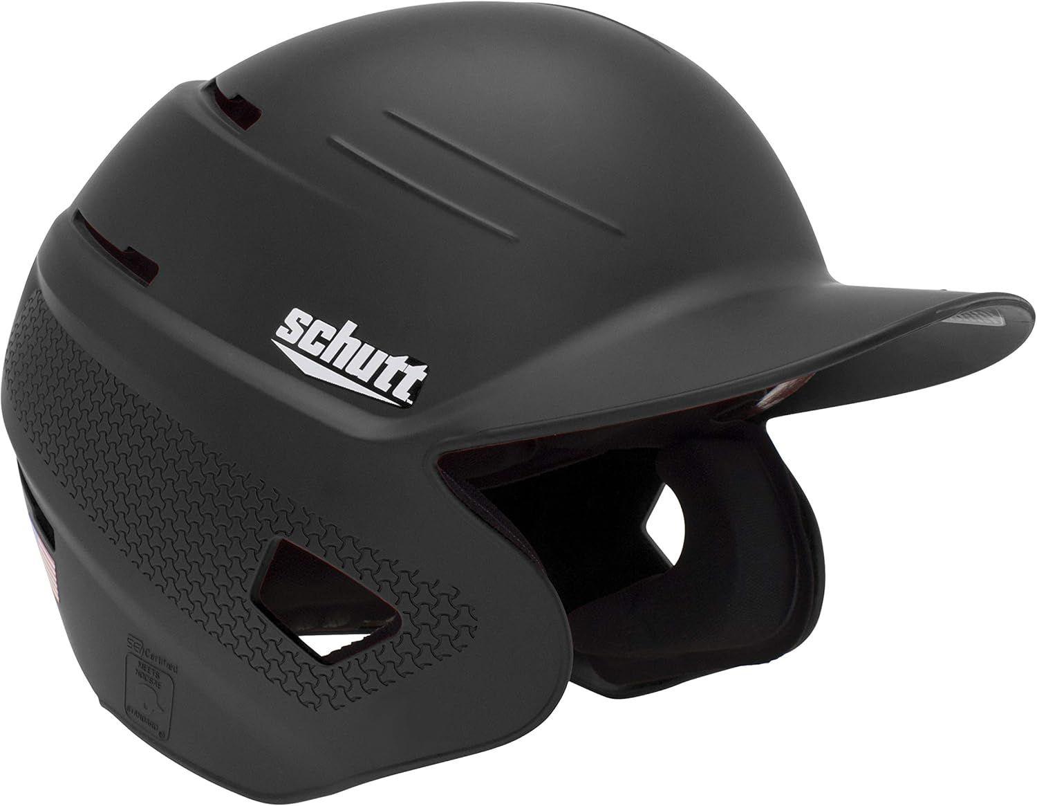 Schutt  XR1 Baseball Batting Helmet for Senior -  Matte Black - Excellent
