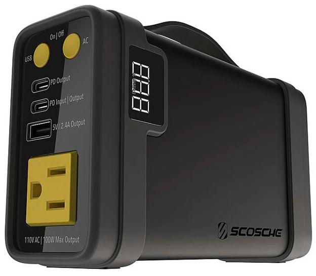 Scosche PowerUp 32K Portable Power Station - Black