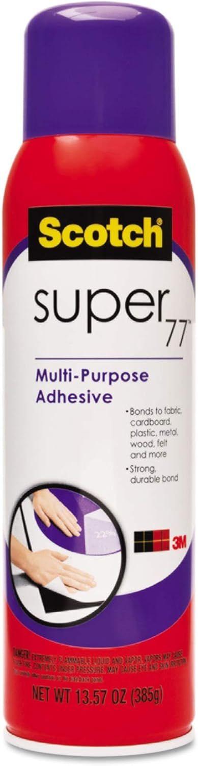 Scotch  Super 77 Multipurpose Spray Adhesive 13.57 Oz - Default - Brand New