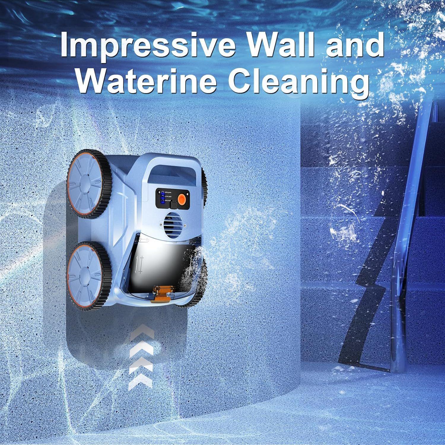 Seauto 2025 SAT20 Pool Vacuum - Sky Blue