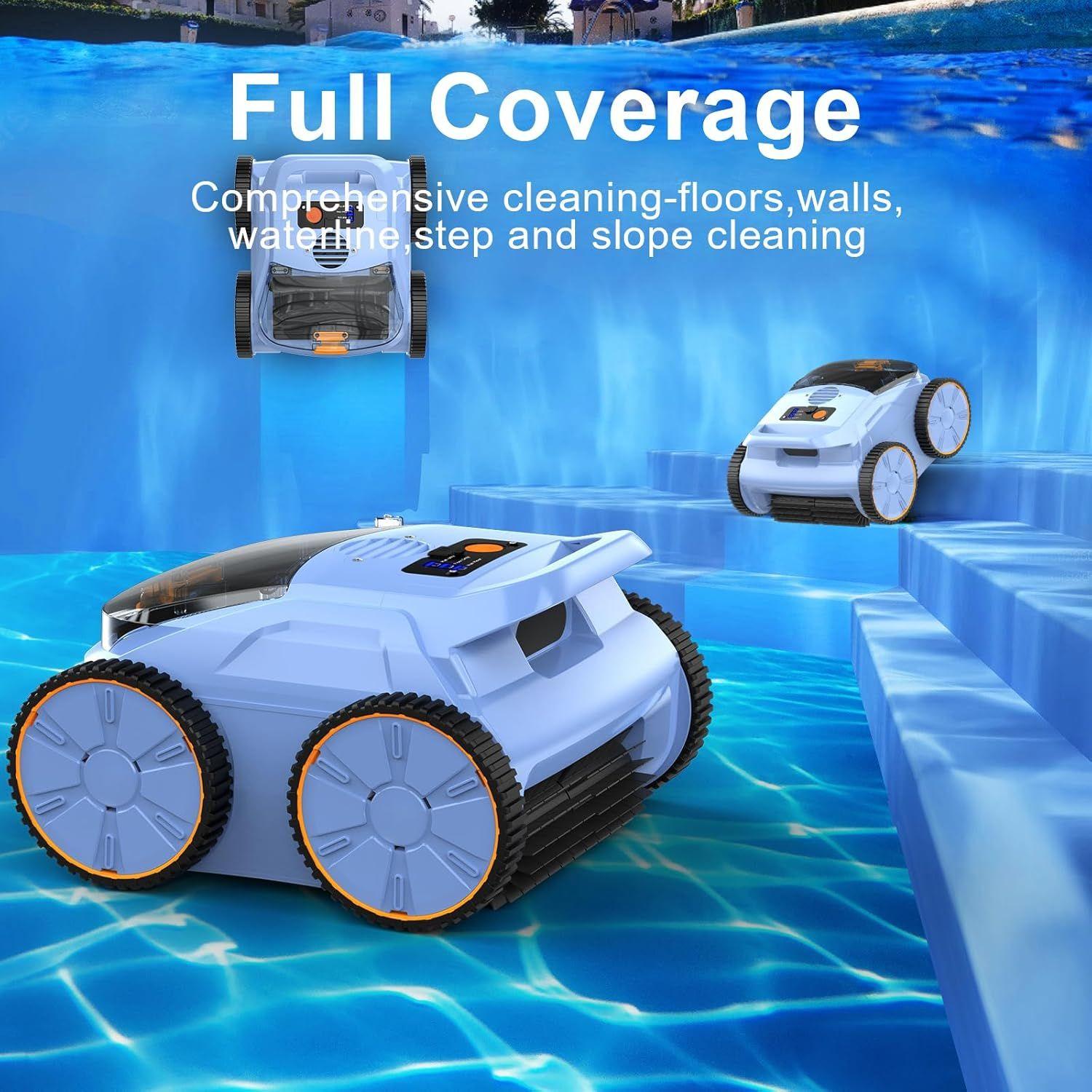Seauto 2025 SAT20 Pool Vacuum - Sky Blue