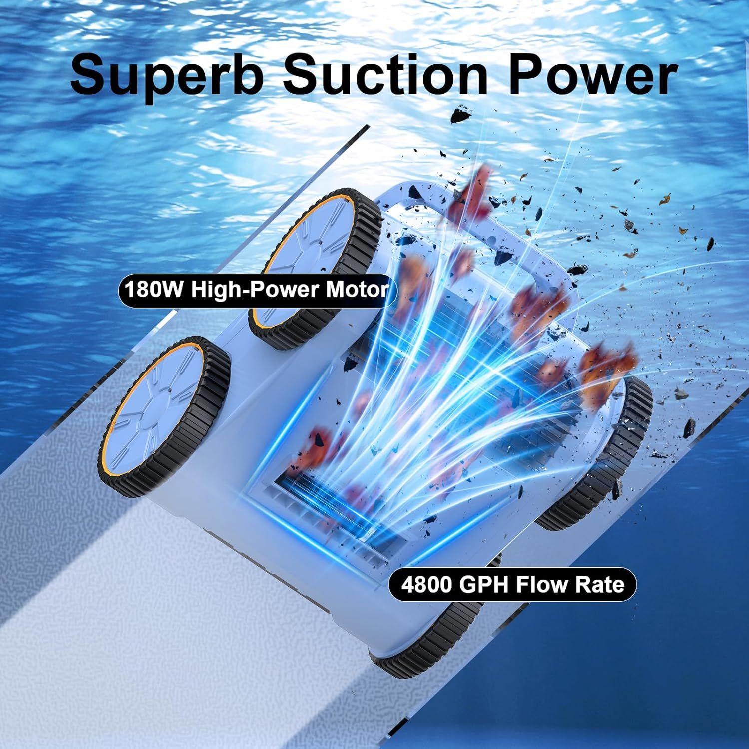 Seauto 2025 SAT20 Pool Vacuum - Sky Blue