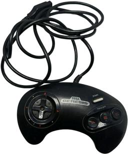 SEGA Genesis Game Controller Model #1650 - Excellent - Black