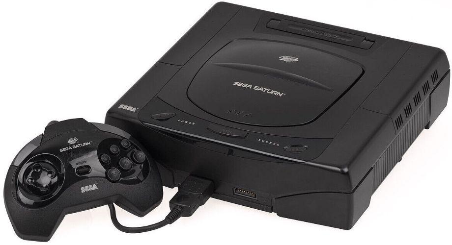Sega  Saturn Gaming Console - Black - Excellent