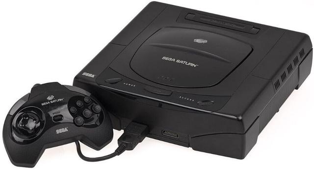 Sega Saturn Gaming Console in Black in Excellent condition