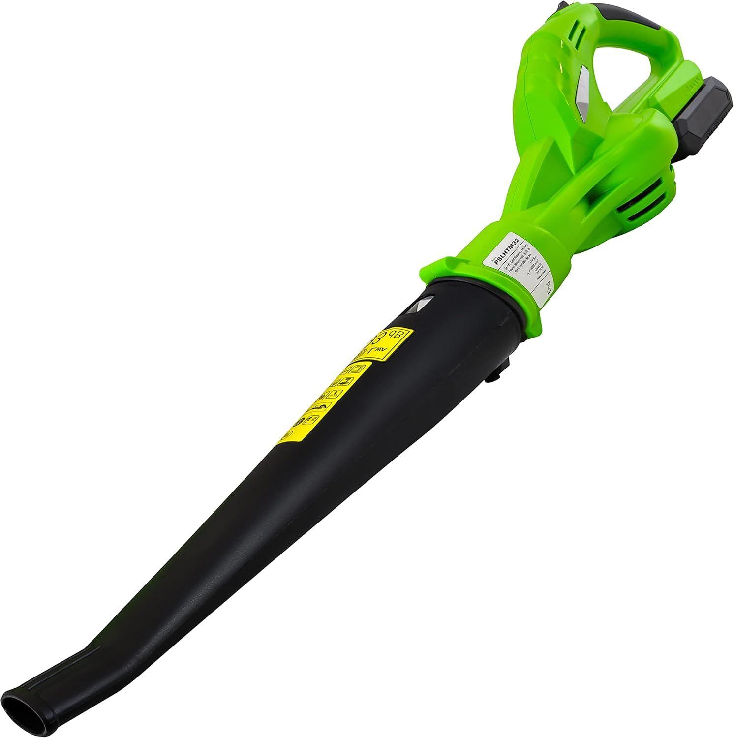 SereneLife  Cordless Electric Leaf Blower - Green/Black - Excellent