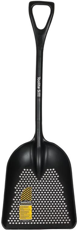 Seymour Midwest Sifting Scoop Shovel - Black
