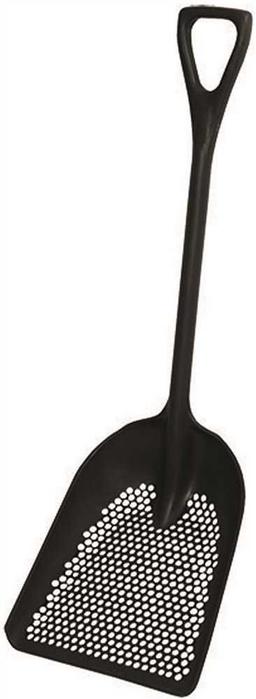 Seymour Midwest Sifting Scoop Shovel - Black