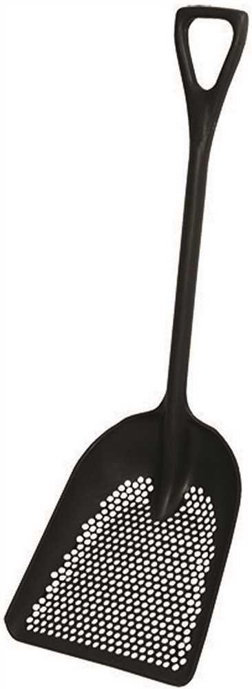Seymour Midwest Sifting Scoop Shovel - Black