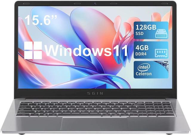 SGIN M15 Laptop 15.6"  Intel Celeron J4105 1.5GHz in Silver in Excellent condition