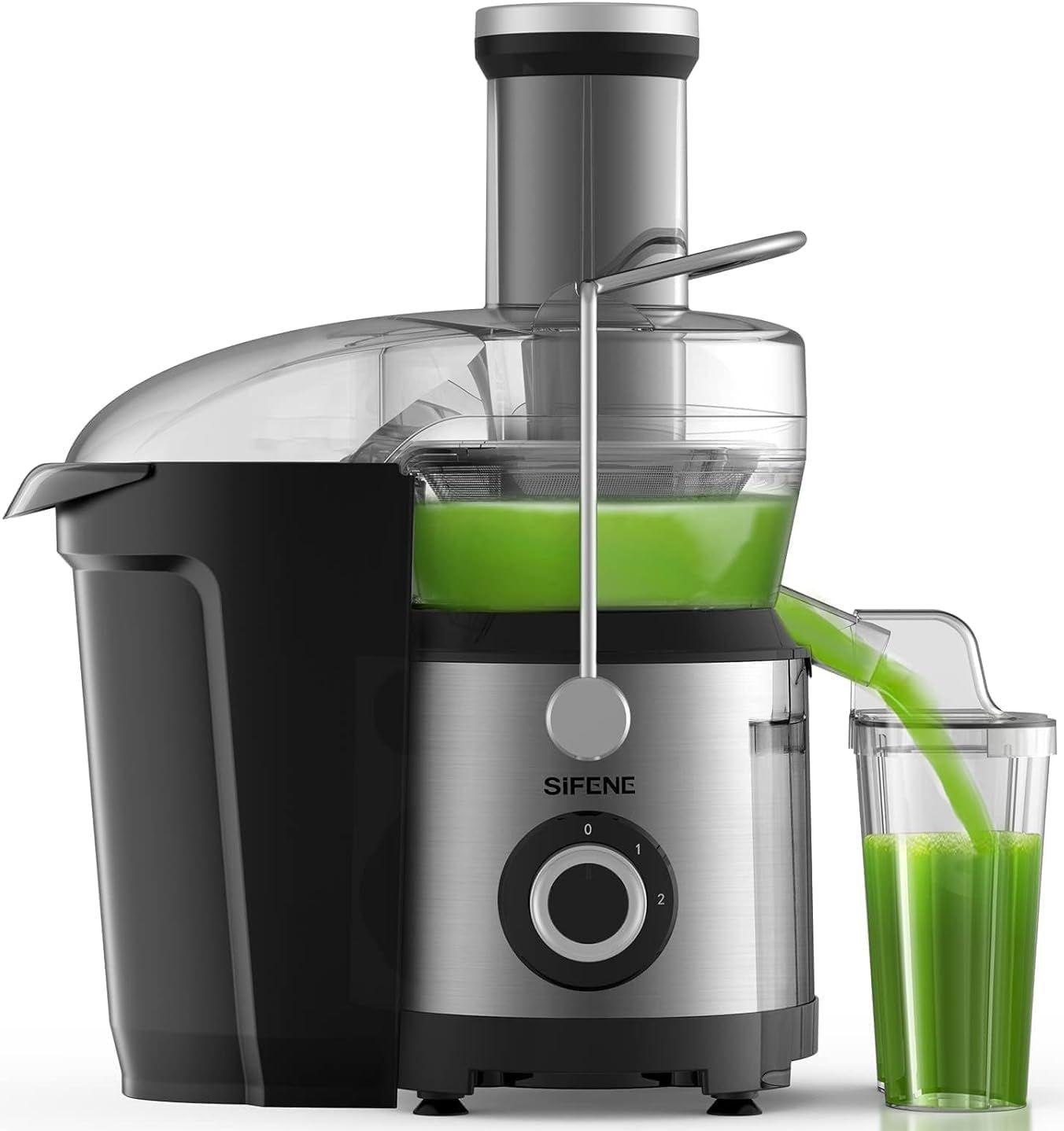 Sifene  JE2105 Rapid 1300W Peak Juice Extractor - Light Silver - Excellent