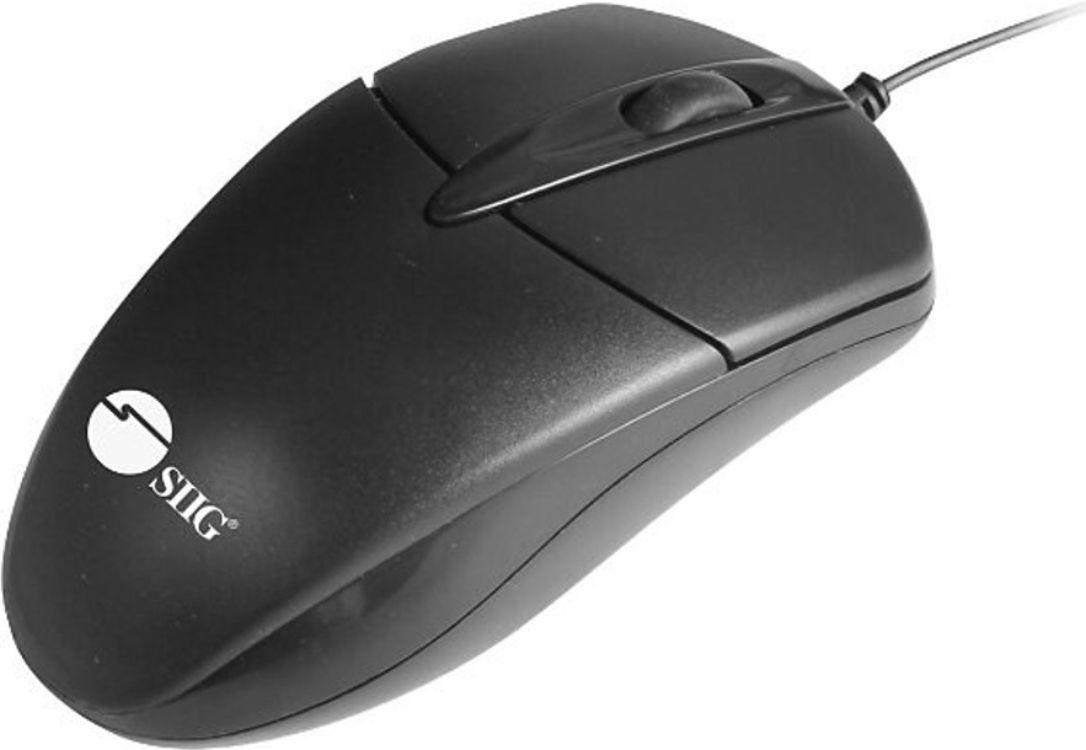 SIIG  3 Buttons USB Optical Mouse - Black - Excellent