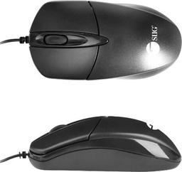 SIIG 3 Buttons USB Optical Mouse - Black